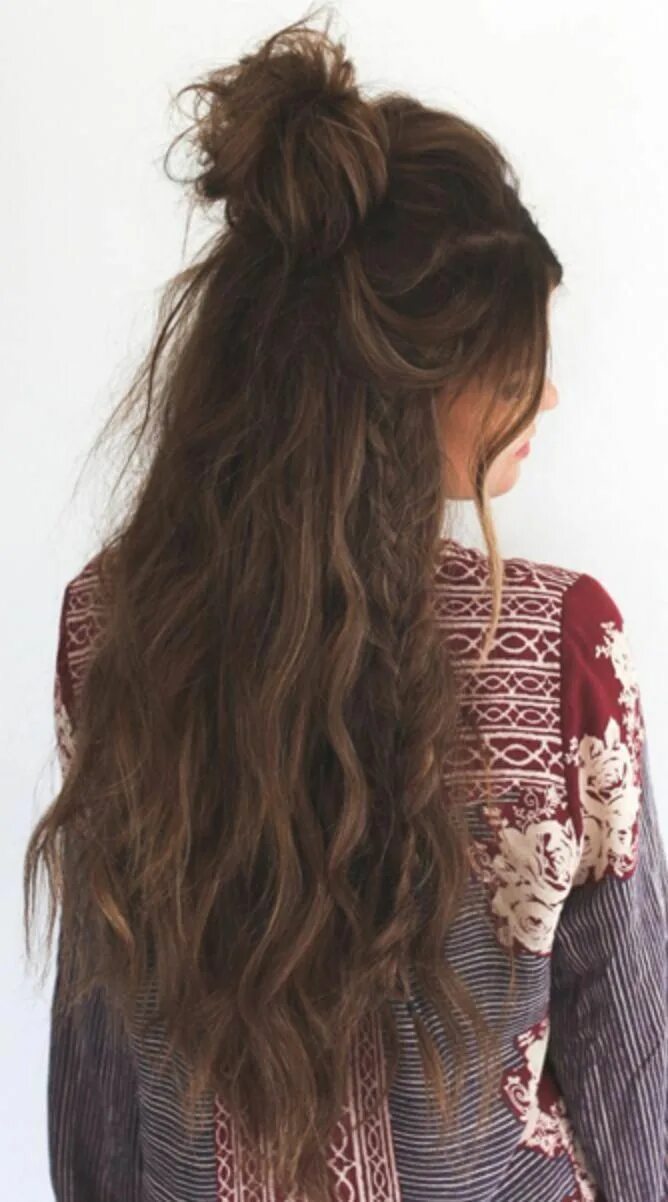 Прическа бохо длинные волосы The Secret to Incredible Braided Hairstyles Long brown hair, Hair styles, Long h