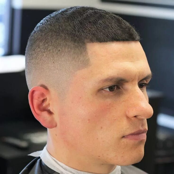 Прическа бокс короткая buzz cut fade sehr kurz seiten nacken abrasiert #hairstyles Buzz cut hairstyles,