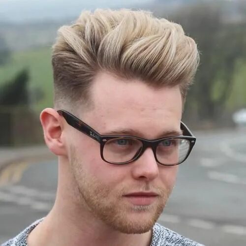 Прическа британка мужская Highlighted Taper Fade Thin hair men, Mens hairstyles, Cool hairstyles for men