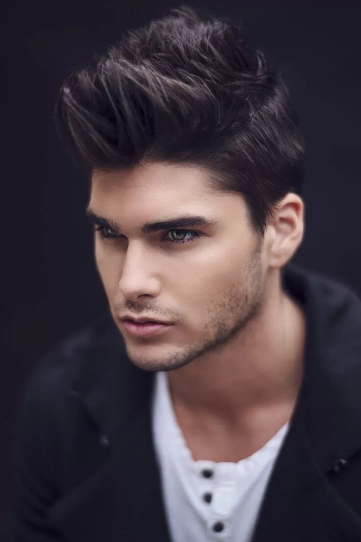 Прическа брюнету мужская Pin on Men's HAIRSTYLES