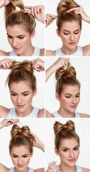 Прическа быстро и красиво сама себе Pin on My Saves Easy hairstyles for medium hair, Short hair styles, Medium hair 