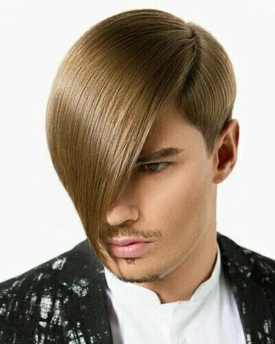 Прическа челка мужская в сторону Jörn by Attila Can 2015 / men Long hair styles men, Long fringe hairstyles, Mens