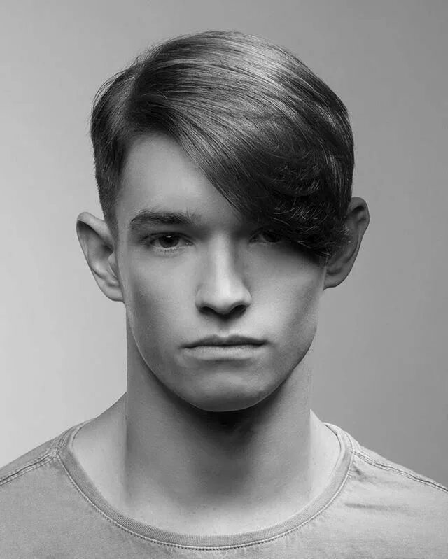 Прическа челка на бок мужская Pin on Mens Hairstyles Ideas