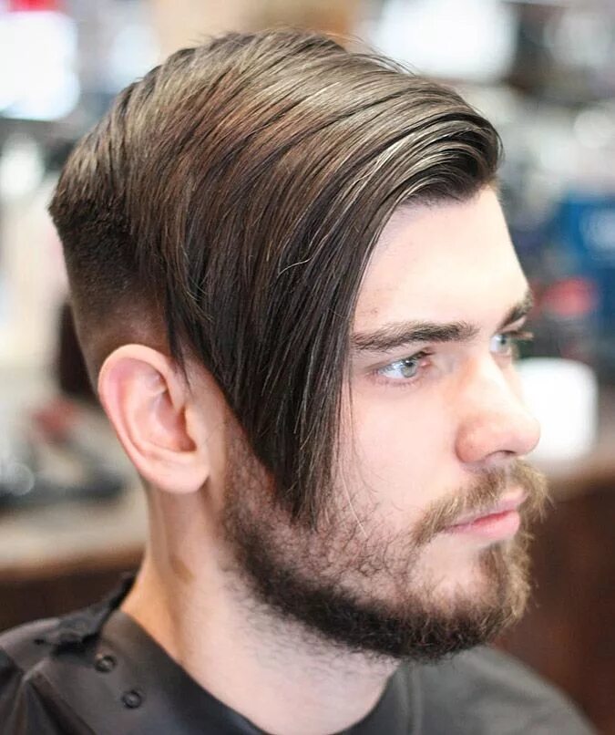 Прическа челка на бок мужская 20+ Angular Fringe Haircuts: Booming Trend of 2023 Long hair styles men, Mens ha