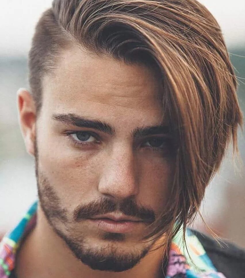 Прическа челка на бок мужская Instagram post by Lucas Theophil Ehly * May 5, 2016 at 5:57pm UTC Men hair color