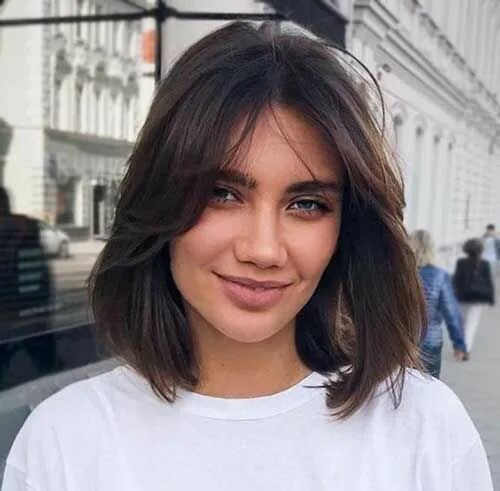 Прическа челка шторка для девочек Hair Lengths For Face Shape Long Bobs ` Hair Lengths For Face Shape - Hair in 20