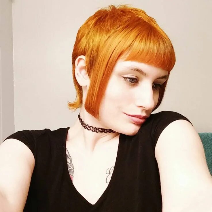 Прическа челси женская #selfie #self #me #chelseahair #chelsea #orangehair #womenwithshorthair Hair cut