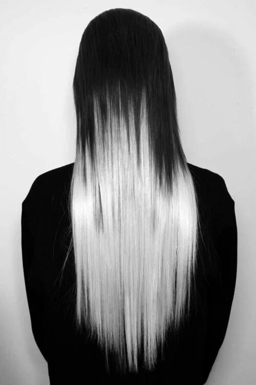 Прическа черно белые волосы Pin on color hair White ombre hair, Purple ombre hair, Brown ombre hair