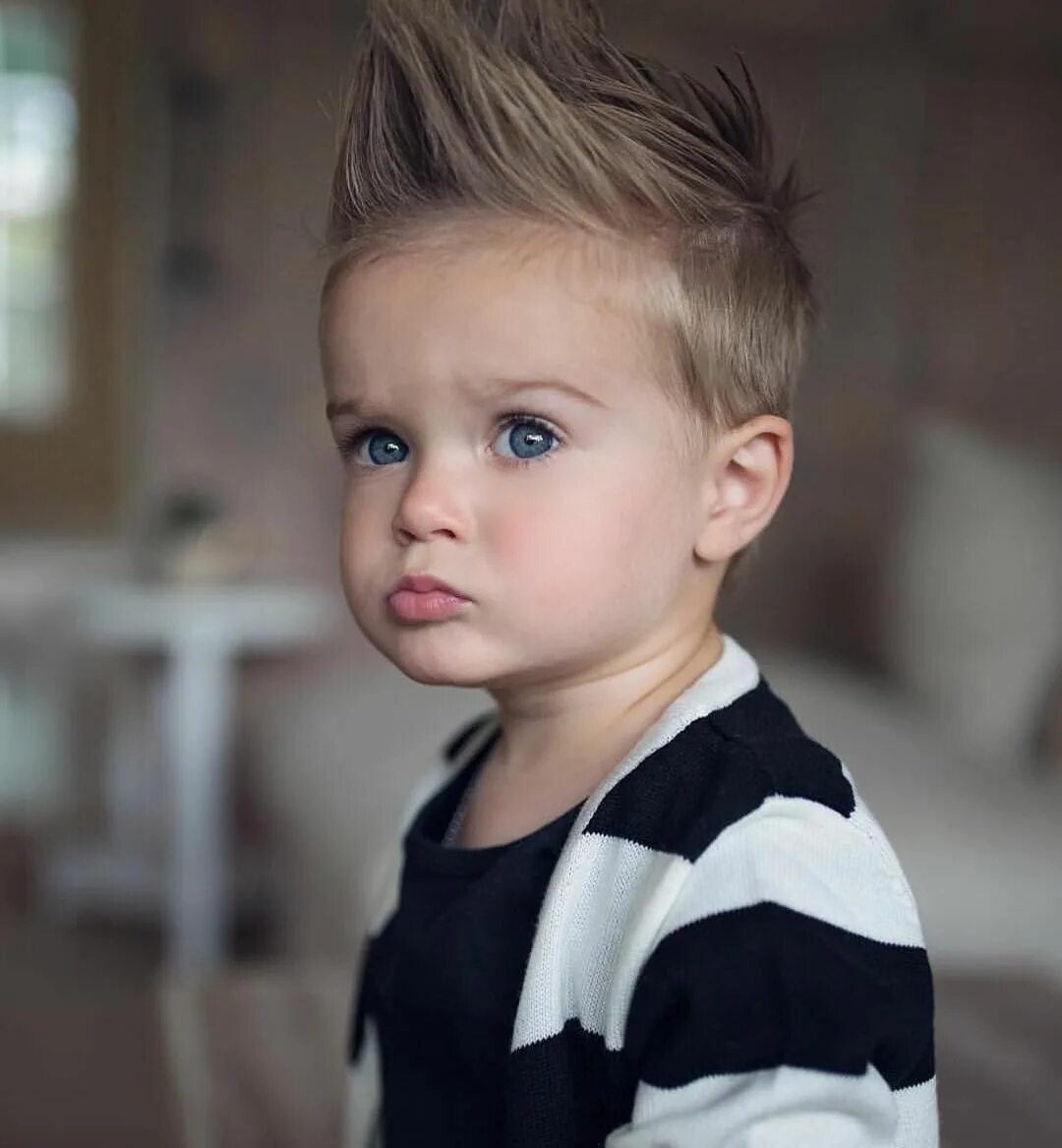 Прическа детская короткая мальчик This little guy with amazing hairstyle is Colton, from Florida. He and his 3 sib