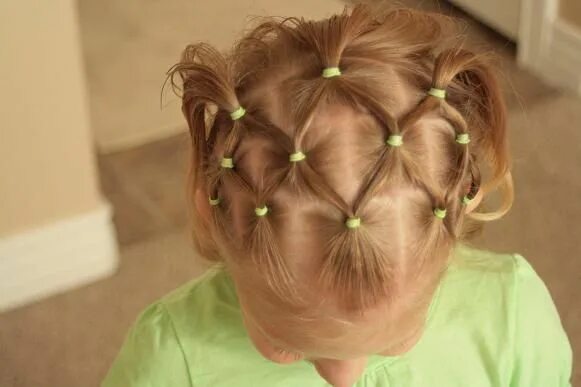 Прическа детская на короткие волосы с резиночками IMG_4518.JPG (image) Girl hair dos, Kids hairstyles