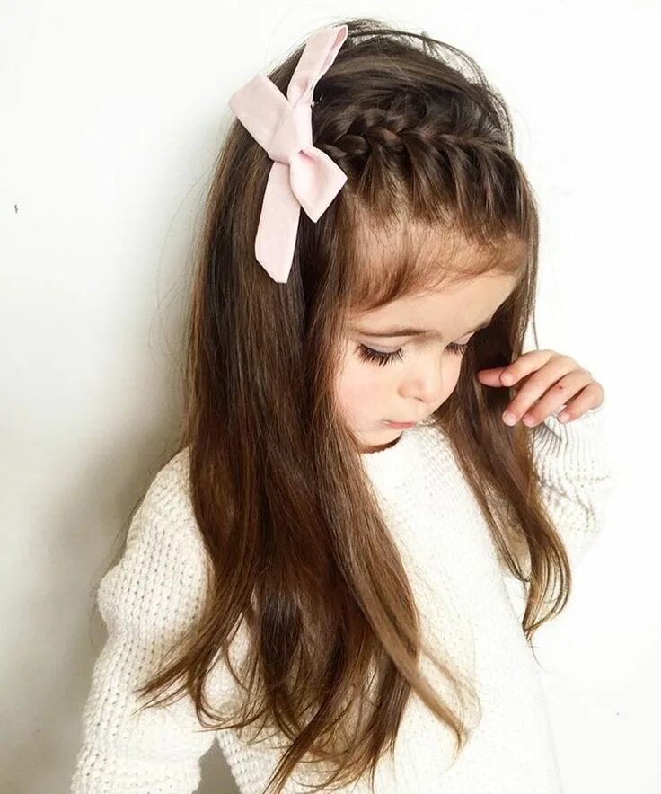 Прическа девочке 7 лет длинные волосы Pinterest Baby hairstyles, Kids hairstyles, Girl hair dos