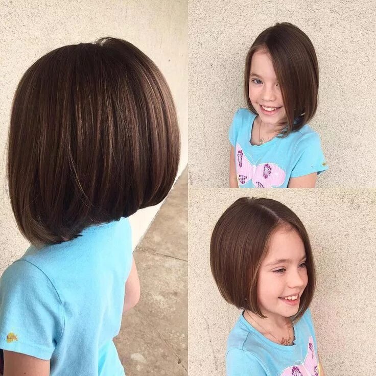 Прическа девочке на каре без челки Pin on kids bob haircut