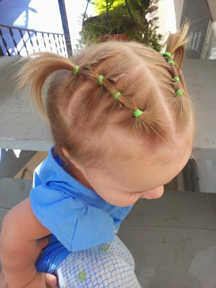 Прическа девочке на короткие волосы 2 Help For Your Toddler’s Hair Girl hairstyles, Baby hairstyles, Little girl hairs