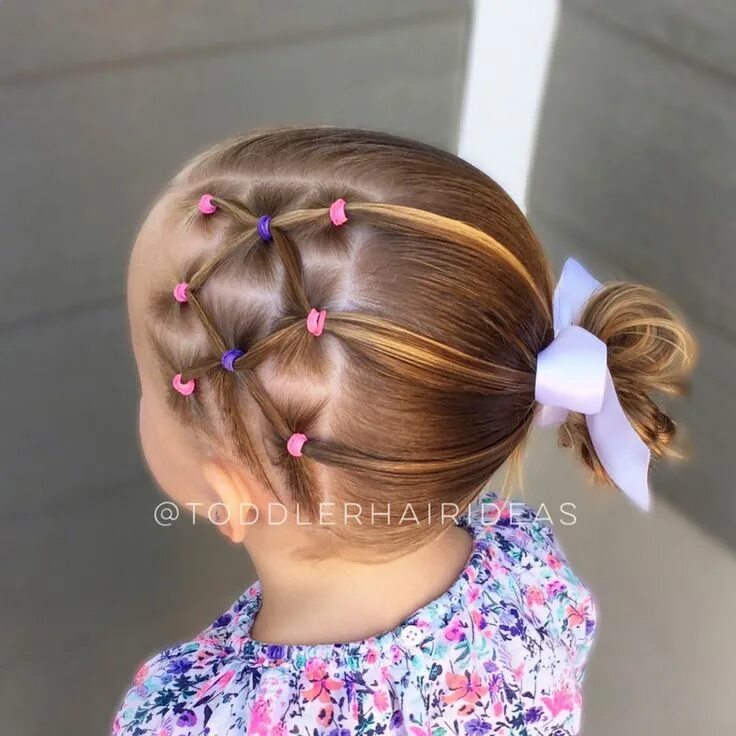 Прическа девочке на короткие волосы с резиночками 895 Likes, 17 Comments - Cami Toddler Hair Ideas (@toddlerhairideas) on Instagra