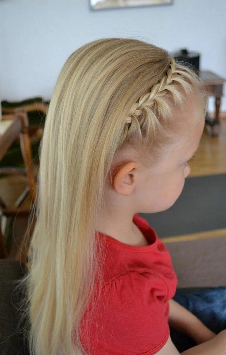 Прическа девочке на средние жидкие волосы Layered Hairstyles Preschool Hairstyles Easy Little Girl Hairdos 20190724 White 