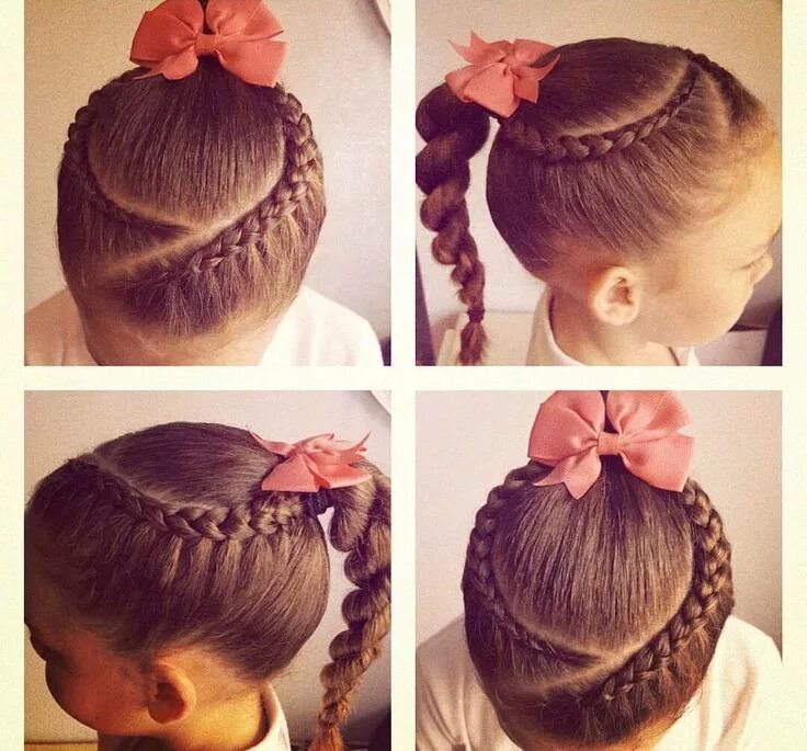 Прическа девочке своими руками легкая Pretty and clean Kids hairstyles, Hair styles, Girly hairstyles