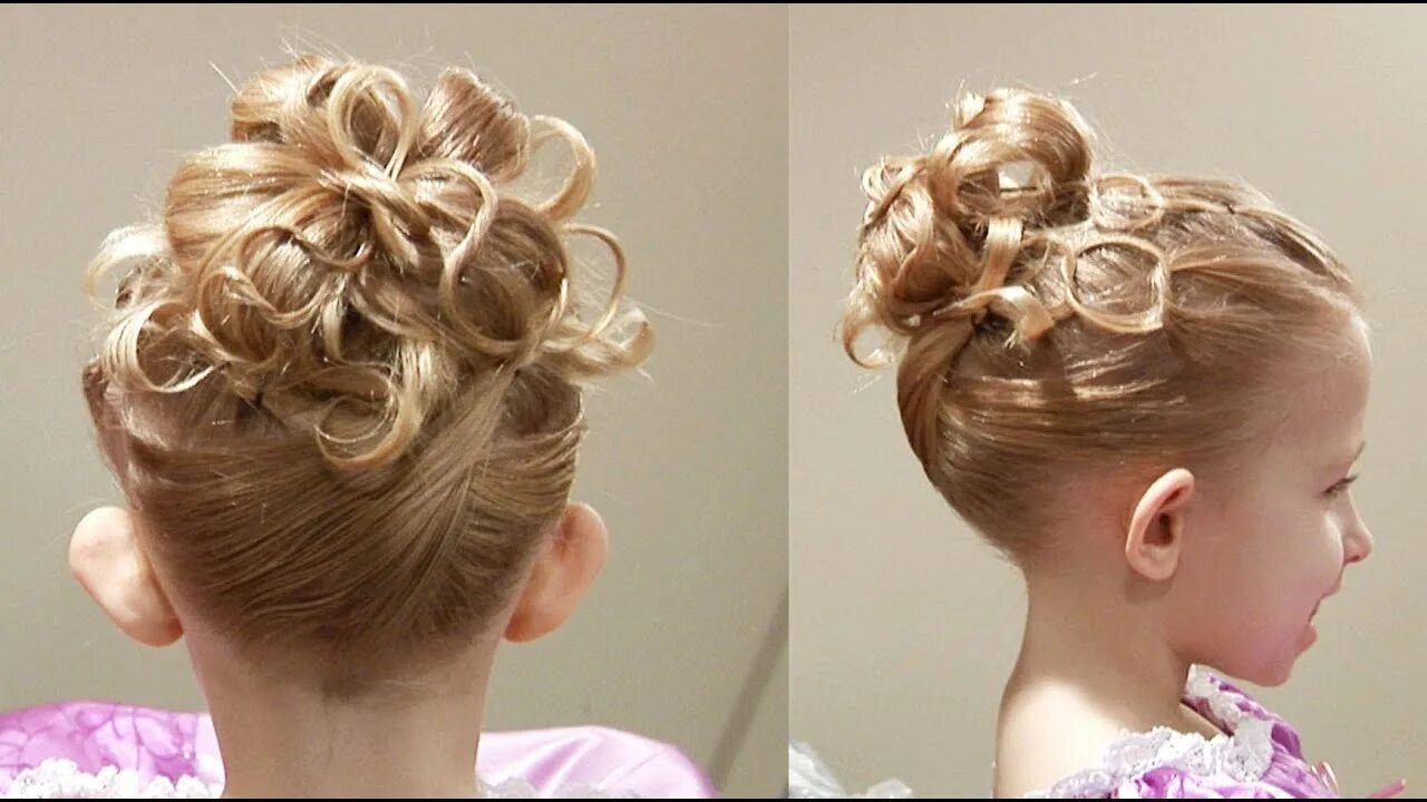 Прическа девочке в детсад октябрь 2024 Cute Chain Updo // Princess Hairstyle // Cute Girls Hairstyles - YouTube