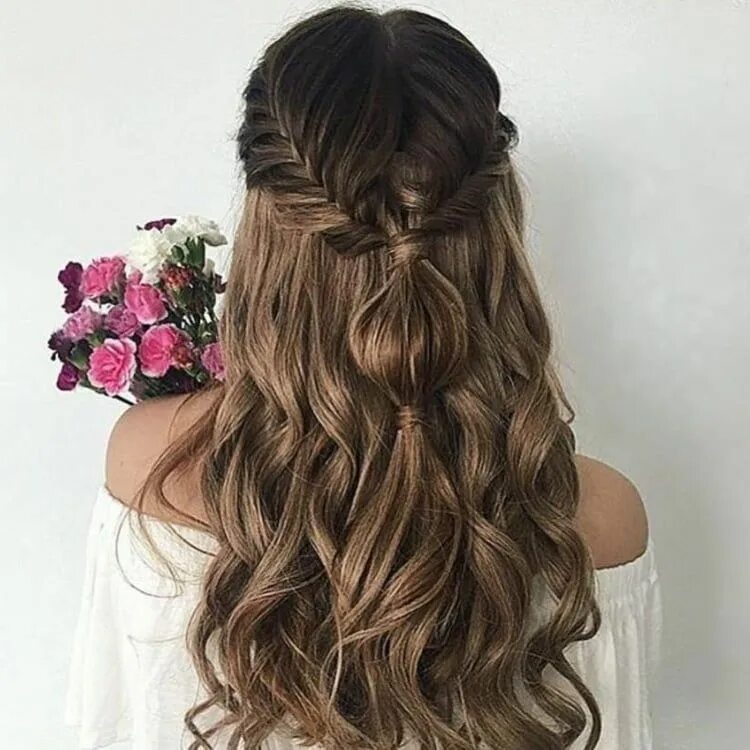 Прическа длинные распущенные Картинка с тегом "hairstyles" Pageant hair, Prom hairstyles for long hair, Hair 