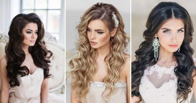 Прическа длинные распущенные Wedding Hairstyles for Long Hair - K4 Fashion