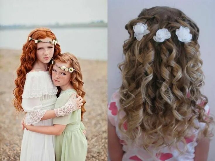 Прическа длинные волосы детский праздник Coiffure fille: idées cheveux longs et mi-longs en 28 photos - #cheveux #coiffur