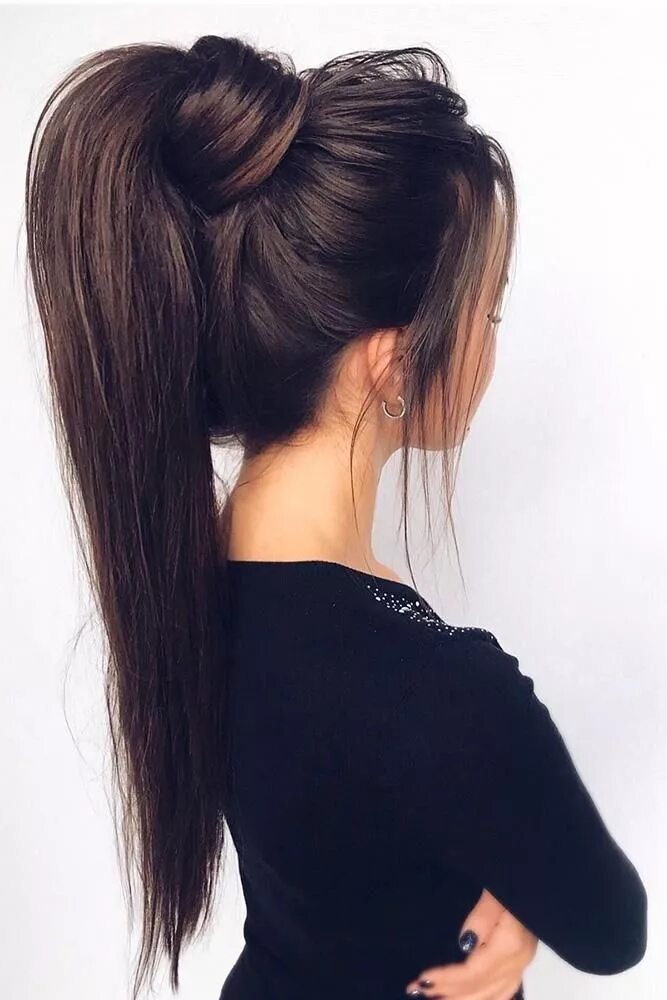 Прическа длинные волосы красивый хвост Ponytail Hairstyles For Wedding: 50+ Best Looks & Expert Tips High ponytail hair