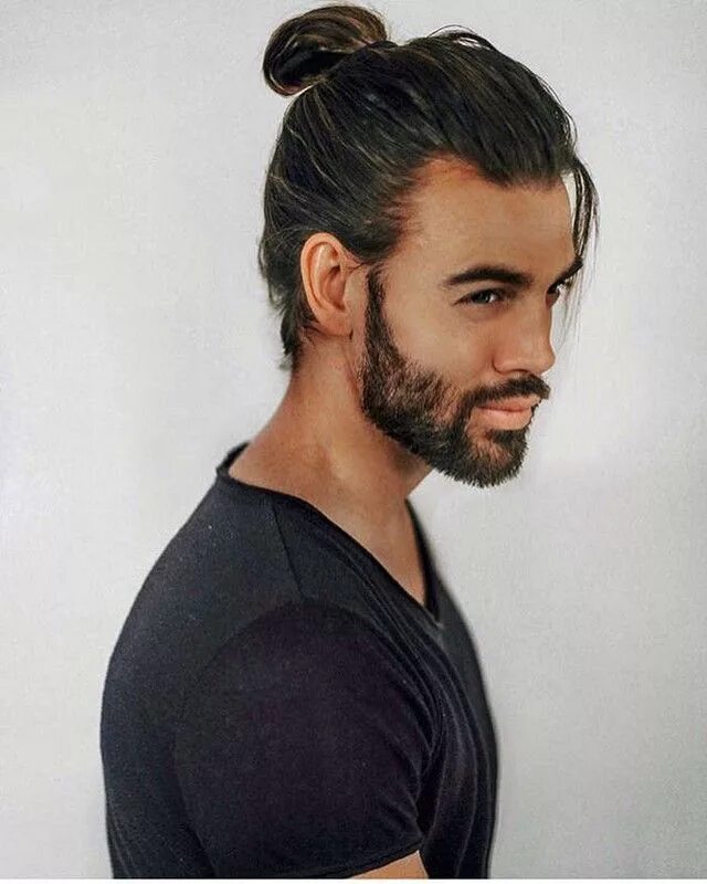 Прическа длинные волосы мужская хвостик Ponytail Styles For Men 2017 AA Sea Long hair styles, Medium hair styles, Ponyta