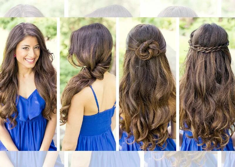 Прическа длинные волосы женская простые Off the top cool hairstyles for women - Part 1 Long hair indian girls, Long hair