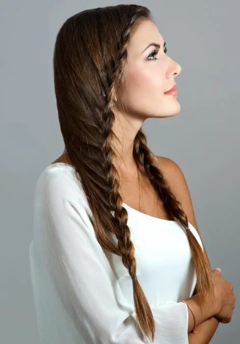 Прическа длинные волосы женская простые lovely hair Idee per acconciature, Trecce capelli lunghi, Bellezza dei capelli