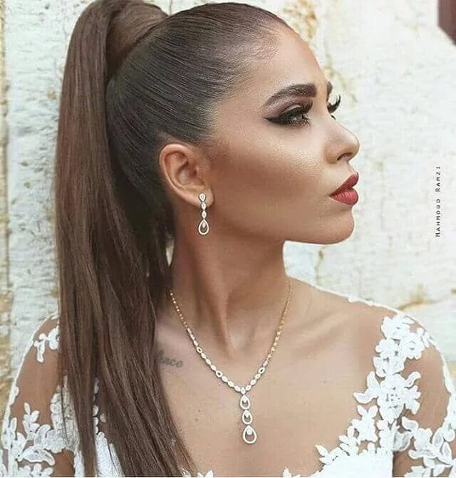 Прическа длинный хвост на свадьбу 50 moderne Hochzeit Frisur Ideen mit tollen Zöpfen, Locken und Up-Dos - Bob Fris