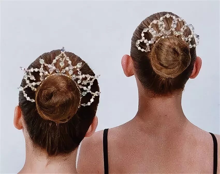 Прическа для балета для девочки Ballet Headpiece Bun Tiara - Becstar & Jesse Crystal Ballet headpieces, Ballet t