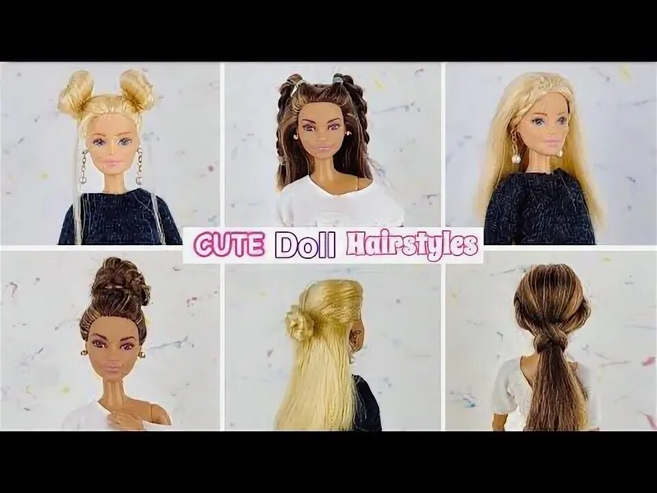 Прическа для барби с длинными волосами 6 Cute Barbie Hairstyles for Girls