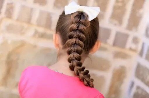 Прическа для девочек хвостики косички Pin on My hairstyles