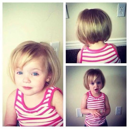 Прическа для девочек подстричь Pin by Kaitlyn Benoit on Kid hairstyles Little girl haircuts, Little girl bob ha