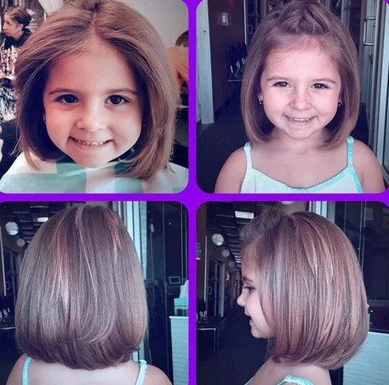 Прическа для девочек подстричь Little girl haircuts, Girl haircuts, Little girl hairstyles