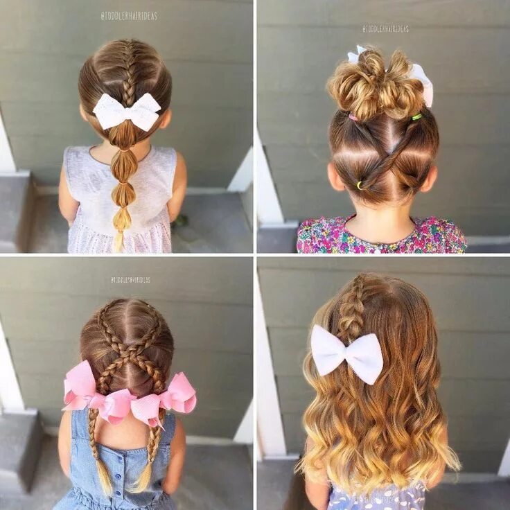 Прическа для девочек своими руками видео Pin em hairstyles