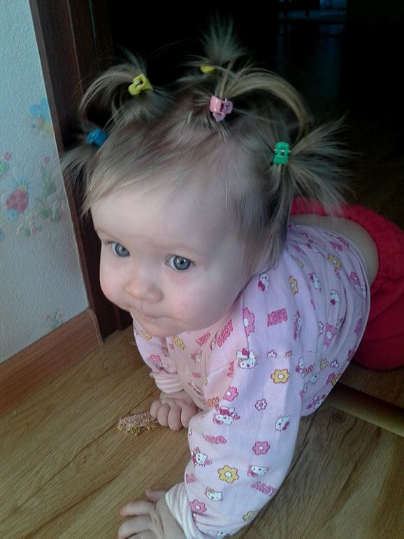 Pin by Amanda Ruiz on baby stuff. Toddler hairstyles girl, Childrens hairstyles,