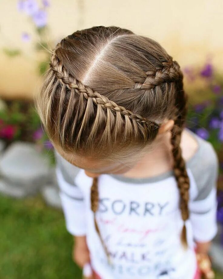 11 Simple Easy Little Girl Hairstyles - Beautyholo Girls hairstyles easy, Easy l