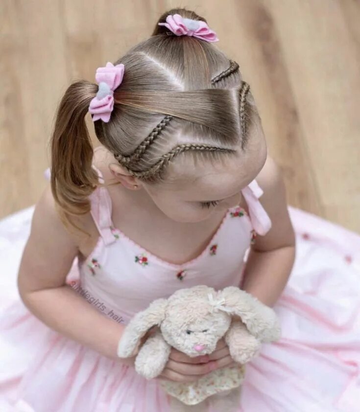 Прическа для девочки 2 года короткие Pin by Jaylene Wiltsie on Girls Hairstyles Kids hairstyles, Kids braided hairsty