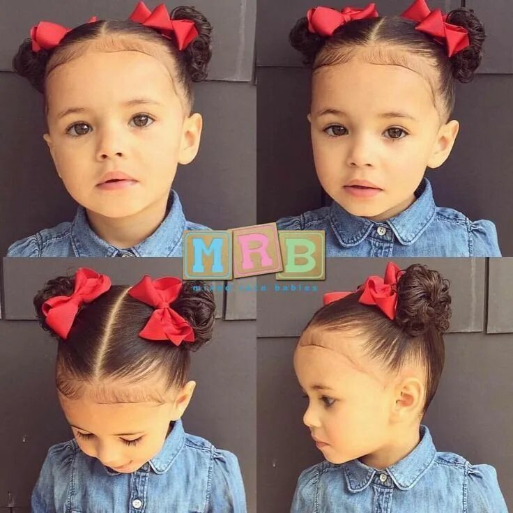 Прическа для девочки две шишечки Hairstyles For 2 Year Olds With Short Hair - Nail Effect# effect #hair #hairstyl