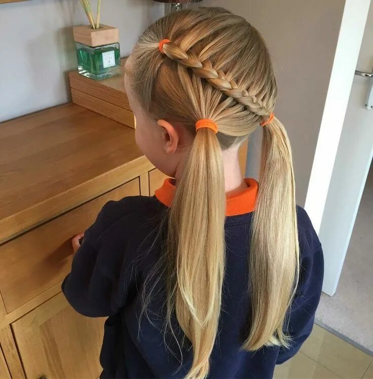 Прическа для девочки хвост Pin by Ana Gaby S. Oliva on katiti peina2 Princess hairstyles, Braided hairstyle