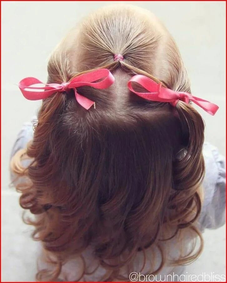 Прическа для девочки короткие на каждый Cute Little Girl Hairstyles in Cute and Simple Concept Girl hair dos, Baby hairs