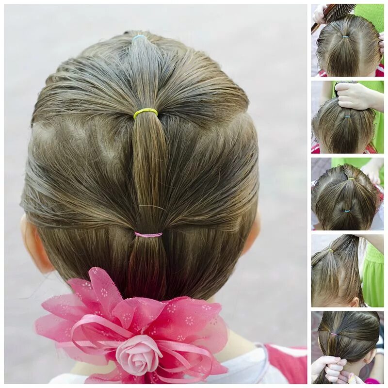 Прическа для девочки на быструю руку Pin on Toddler hair