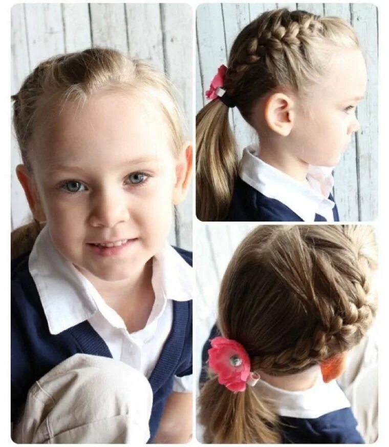 Прическа для девочки на школьную фотосессию Coiffure petite fille simple : 20 idées qui ne prennent pas plus de 5 minutes ! 