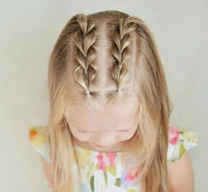 Прическа для девочки на тонкие волосы Pin by Renan Milk on Trança Baby hairstyles, Girl hair dos, Kids braided hairsty