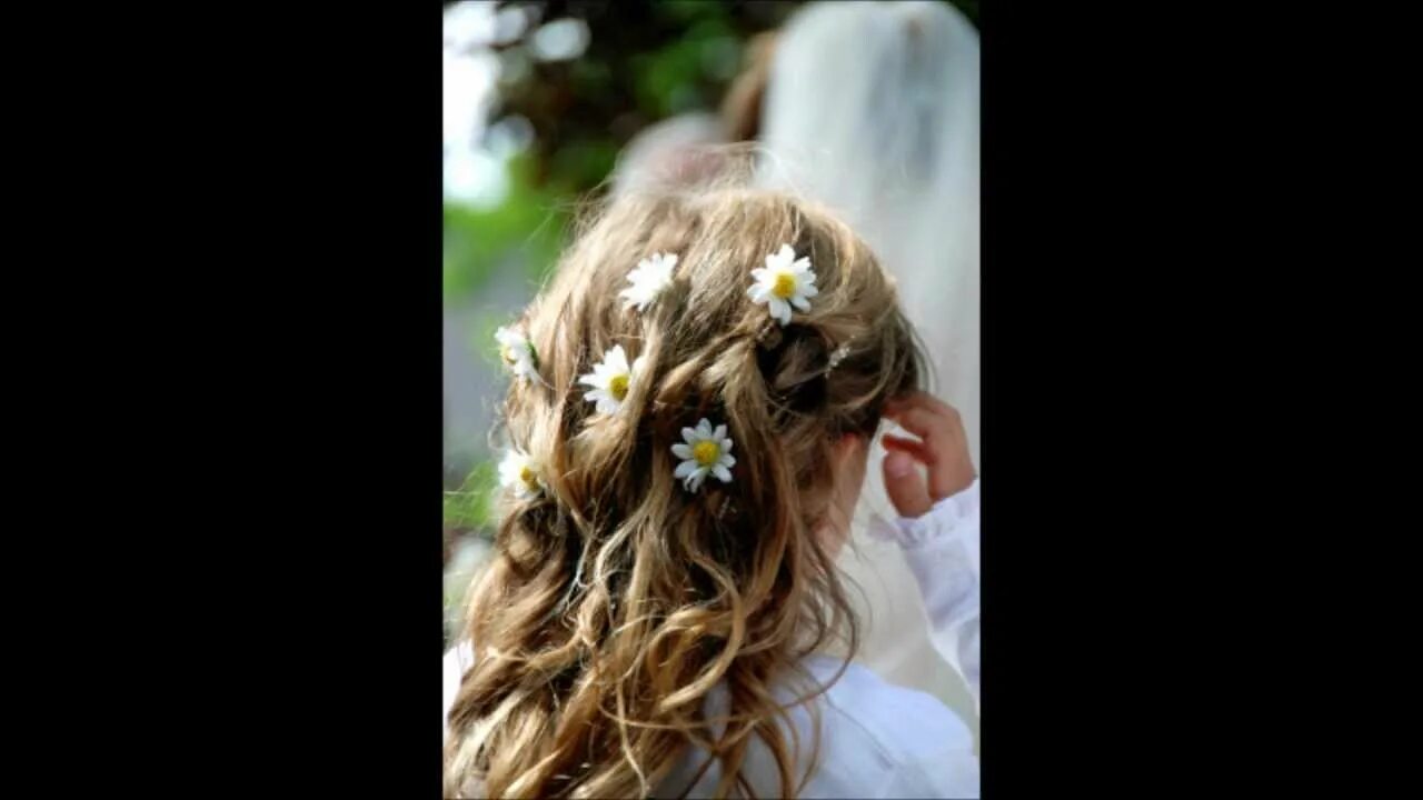 Прическа для девочки на выпускной 4 класс Curly Wedding Hairstyles - YouTube