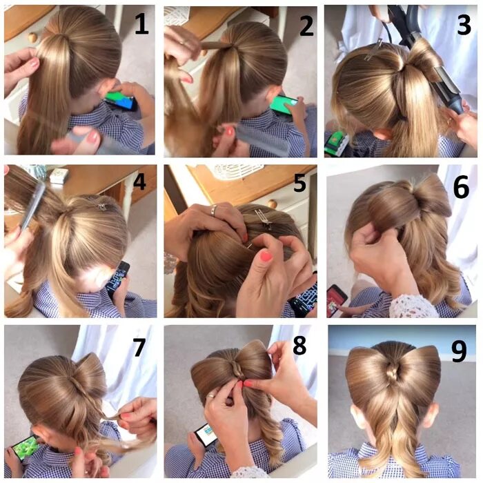 17 Adorable Heart Hairstyles - Cute Hairstyles for. Прически, Заколка для волос,