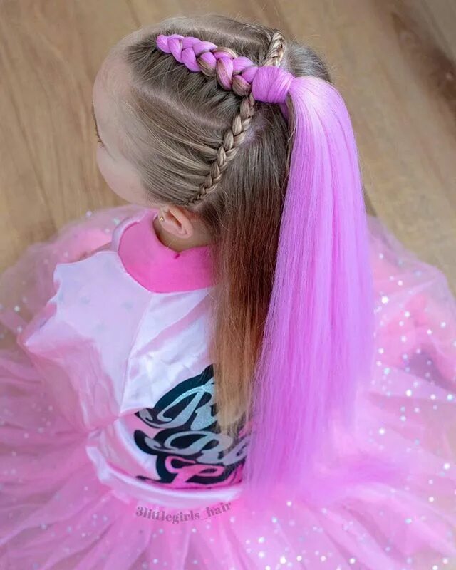 Прическа для девочки с искусственными волосами Instagram Birthday hairstyles, Cute hairstyles for short hair, Girl hairstyles