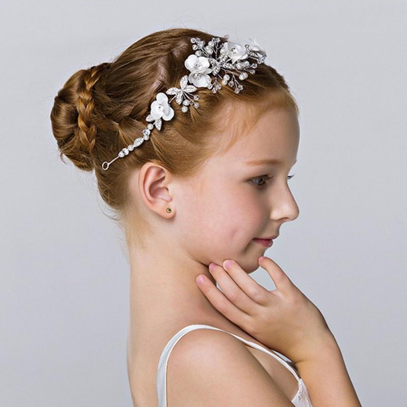 Прическа для девочки с обручем Cute Girl Headband Hair Band Hair Hoop for Party Wedding Daily Decor арзан бағам