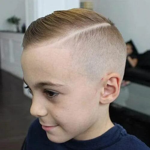 Прическа для девочки с пробором 5 Cool Haircuts For Boys Best Boys Hairstyles For 2019 Kids hair cuts, Boys fade