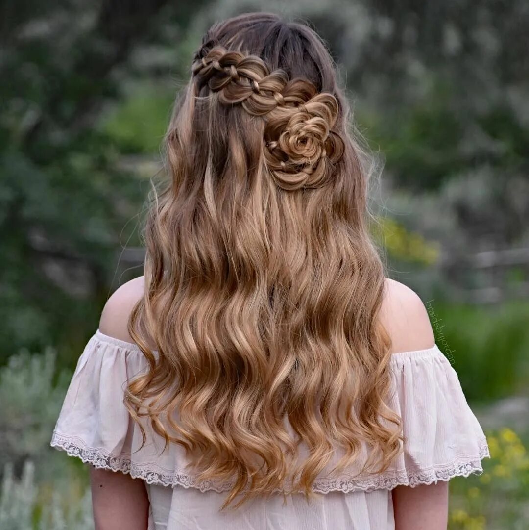 Прическа для девочки с распущенными волосами 11 Rising Hair Stars on Instagram Girl hair dos, Girl hairstyles, Braided hairst